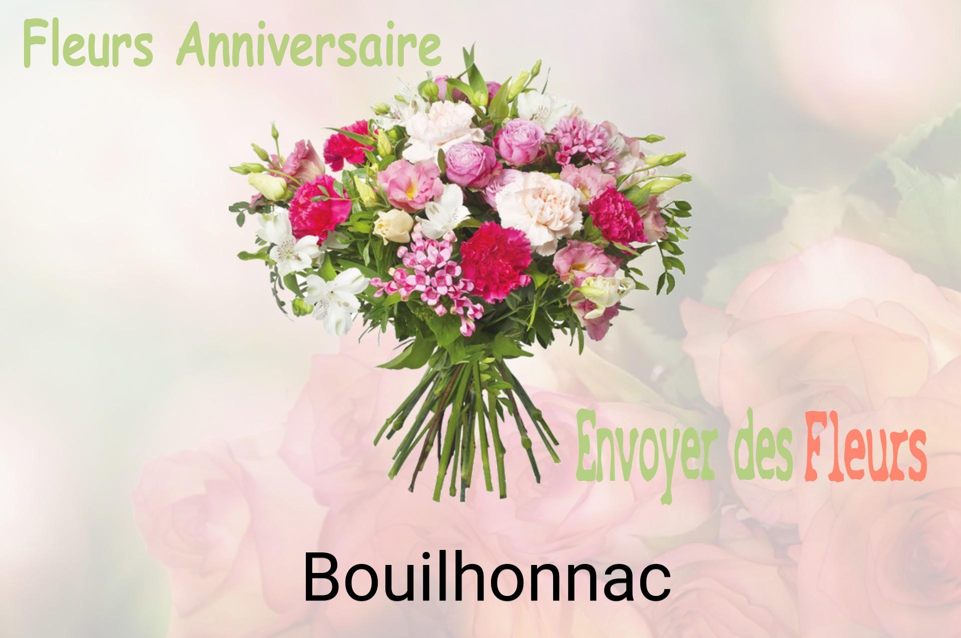 Bouquet de fleurs d’anniversaire livré à Bouilhonnac